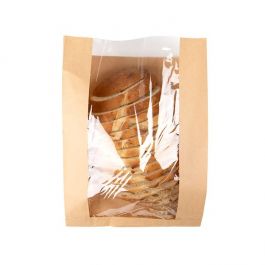 Sachets Kraft 26x10,2x35,6 cm Avec Soufflets Latéraux (100 pièces) [KBB5]