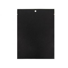 Kraft Zakken Zwart Milieuvriendelijk 12,7x17,8 cm Sealbaar (100 Stuks) [KHS57BK]