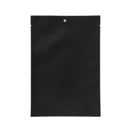 Kraft Zakken Zwart Milieuvriendelijk 15,2x22,9 cm Sealbaar (100 Stuks) [KHS69BK]