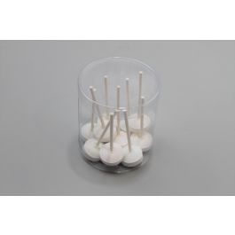 Plastiek Koker Rond 5x15cm vaste Bodem en los Deksel (25 stuks) [KJ-5X15V]