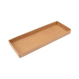 Base Boite Cadeau Kraft 10,8x2,5x30,5cm (25 pièces) [KR11]