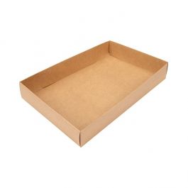 Base Boite Cadeau Kraft 15,2x3,8x24,1cm (25 pièces) [KR13]