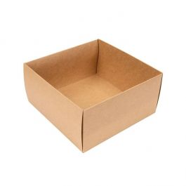 Base Boite Cadeau Kraft 15,2x7,6x15,2cm (25 pièces) [KR14]