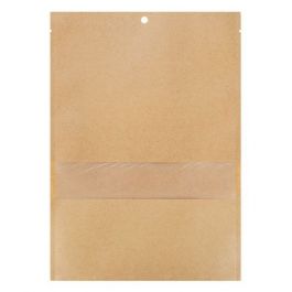 Sac en Kraft mate Thermoscellable avec ouverture 11,2 x 15,7cm (100 Pieces) [KHS46MW]