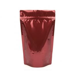 Doypack rouge métallisé 17.1 x 7.9 x 28.6 cm (340 g) (100 Pièces) [ZBGM4R]