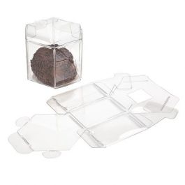 6-Hoekige Plastic Doos 4.4 x 4.4 x 3.8 cm (25 stuks) [FS353]