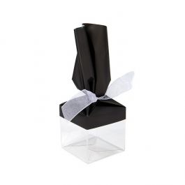 Folie Topper Gemetalliseerd Mat Zwart 12,7x22,9 cm (25 Stuks) [MT1MB]