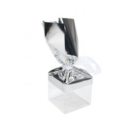 Folie Topper Gemetalliseerd Zilver 12,7x22,9 cm (25 Stuks) [MT1S]