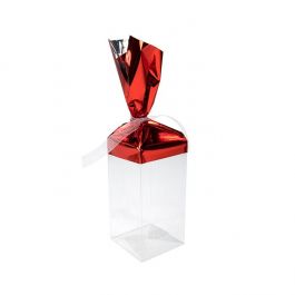 Folie Topper Gemetalliseerd Rood 17,8x33 cm (25 Stuks) [MT2R]