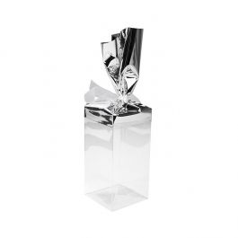 Folie Topper Gemetalliseerd Zilver 17,8x33 cm (25 Stuks) [MT2S]