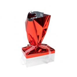 Folie Topper Gemetalliseerd Rood 30,5x63,5 cm (25 Stuks) [MT4R]