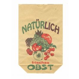 Kreuzbodenbeutel mit Obstdruck - 60 grs (Inhalt 2,5 kg) 22,5x37cm (100 Stück) [PAK2237B]
