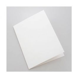 Kaarten Linnen Wit 15,9x11,7cm (50 stuks) [P210]