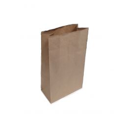 Blokbodemzakken Kraft 60grs 17x8,5x28cm (100 stuks) [PABK1728]