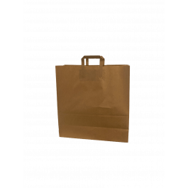 Draagtassen Papier 45x17x48cm Bruin Kraft 100 g/qm (50 stuks) [PADB10047]