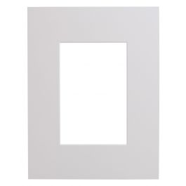 Contrecollé / passe-partout 225 Très blanc 24x30cm avec fenêtre 14x19cm (5 pièces) [MA-7422524301]