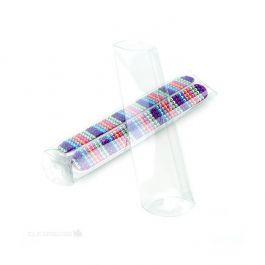 Petites boites berlingot à transparence cristalline 5.1 x 1.9 x 19.7cm  (Crochet pour suspension optionnel)   (25 Pièces)  [PB113]