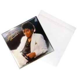 LP Housses pour album 45 tours à transparence cristalline (laminé) 32.4x32.4 + 3.8cm. (BLPD2)