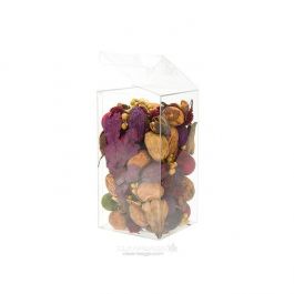 Plastiek Doosjes 8,9x8,9x16,5cm Kristalhelder met Autolock Bodem (25 stuks) [FPLB255]