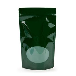 Stazakken Groen met ovaal Venster 10x6x15cm | 57 gram (100 stuks) [ZBGO2HG]