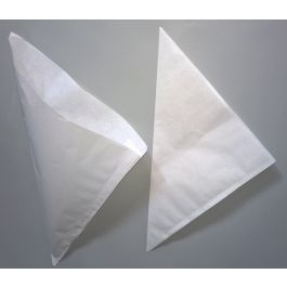 Puntzakken van Pergament Ersatz 23cm – 40 grs. Vetvrij | Inhoud 250 gram (100 stuks) [PPS23]