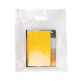 Draagtassen Transparant 55 Micron, 38,1x45,7cm (100 Stuks) [H1518CL1R]