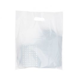 Draagtassen Wit 55 Micron, 38,1x45,7cm (100 Stuks) [H1518WT1R]