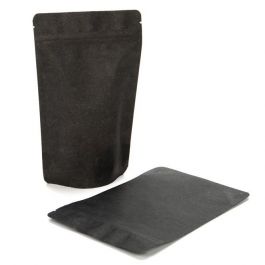 Sac en papier de riz noir, 13 x 8 x 20.5 cm (113 g) (100 Pieces) [ZBGR3SB]