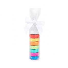 Glacé Sachet a Fond Rond 5,1x25,4 cm avec insert en papier (50 pièces) [RPBGF1]