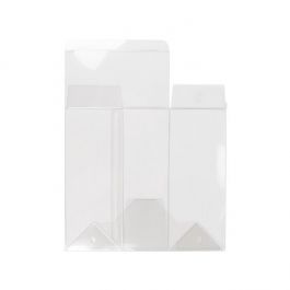 rPET Crystal Clear Pop & Lock Box 13.7x7.6x18.7 cm (25 pieces) [PLB67R]