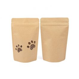 Stazakken Kraft Voetafdruk Venster 13x7.9x20.6 cm (25 stuks) [ZBGW3KP]