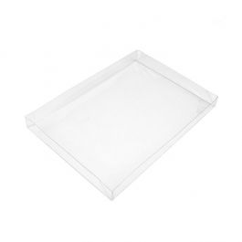Couvercle pliant à transparence cristalline 12,1 x 1,6 x 17,3cm (25 Pièces) [BT2]