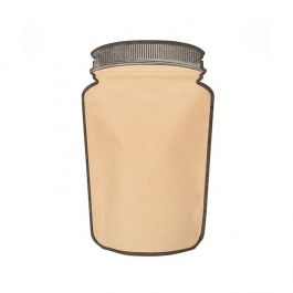 Stazakken Kraft Pot Vorm 13x7,6x20,6 cm (100 Stuks) [SP3KZ]