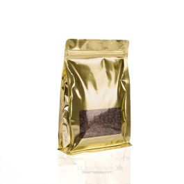 Stazakken Goud met Venster 12,7x4,4x16,5cm (100 stuks) [SQMS3SG]