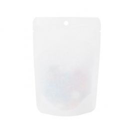 Stazakken Kraft Wit Milieuvriendelijk 10,2x6x15,2 cm (100 Stuks) [SUPEK2W]