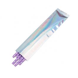 Sachet Plastiques Holographiques 5,1x20,3 cm (25 pièces) [SVP28H]
