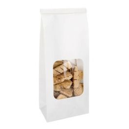 Zakken Kraft Wit met Sluiting 10,8x6,4x26,7cm (100 stuks) [TTW2W]