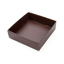 Kraftdoosjes Bodem Chocolade Bruin 8 x 2,5 x 8,5 cm (25 stuks) [CB356]
