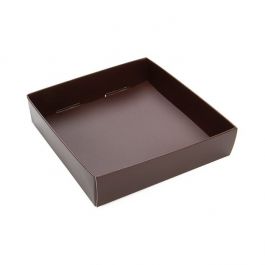 Kraftdoosjes Bodem Chocolade Bruin 10,5 x 2,5 x 11 cm (25 stuks) [CB99]