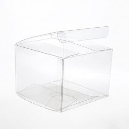 Plastiek Doosjes 10,2x10,2x7,6cm Kristalhelder (50 stuks) [VB303]