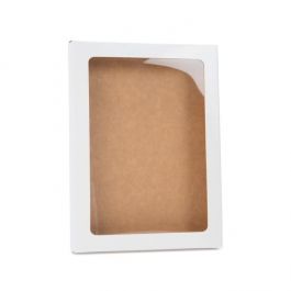Kraftdoosjes glanzend Wit 13,7x1,5x18,7cm (25 stuks) [WGWG1]