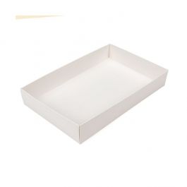 Base Kraft Blanc pour Boite 15,2x3,8x24,1cm (25 pièces) [WH13]