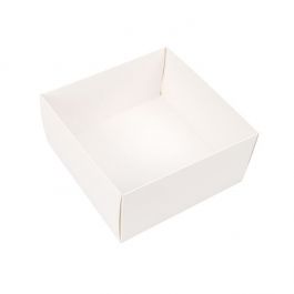 Base Kraft Blanc pour Boite 15,2x7,6x15,2cm (25 pièces) [WH14]