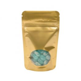 Stazakken Goud met ovaal Venster 8x5x13cm | 28 gram (100 stuks) [ZBGO1G]