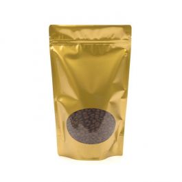 Stazakken Goud met ovaal Venster 17x9x28,5cm | 340 gram (100 stuks) [ZBGO4G]