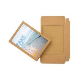 Kraftdoosjes 12,4x2,2x16,8cm Uitgesneden Venster (25 stuks) [WKR267]