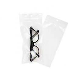Gripzakken met Ophanggat 12,5x20,5cm Kristalhelder PP 75 Micron (100 stuks) [Z3R48]