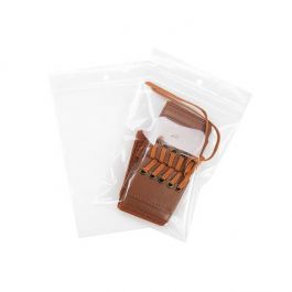 Gripzakken met Ophanggat 12,5x18cm Kristalhelder PP 75 Micron (100 stuks) [Z3R57]