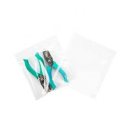 Gripzakken met Ophanggat 15x15cm Kristalhelder PP 75 Micron (100 stuks) [Z3R66]