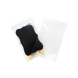 Gripzakken met Ophanggat 15x23cm Kristalhelder PP 75 Micron (100 stuks) [Z3R69]